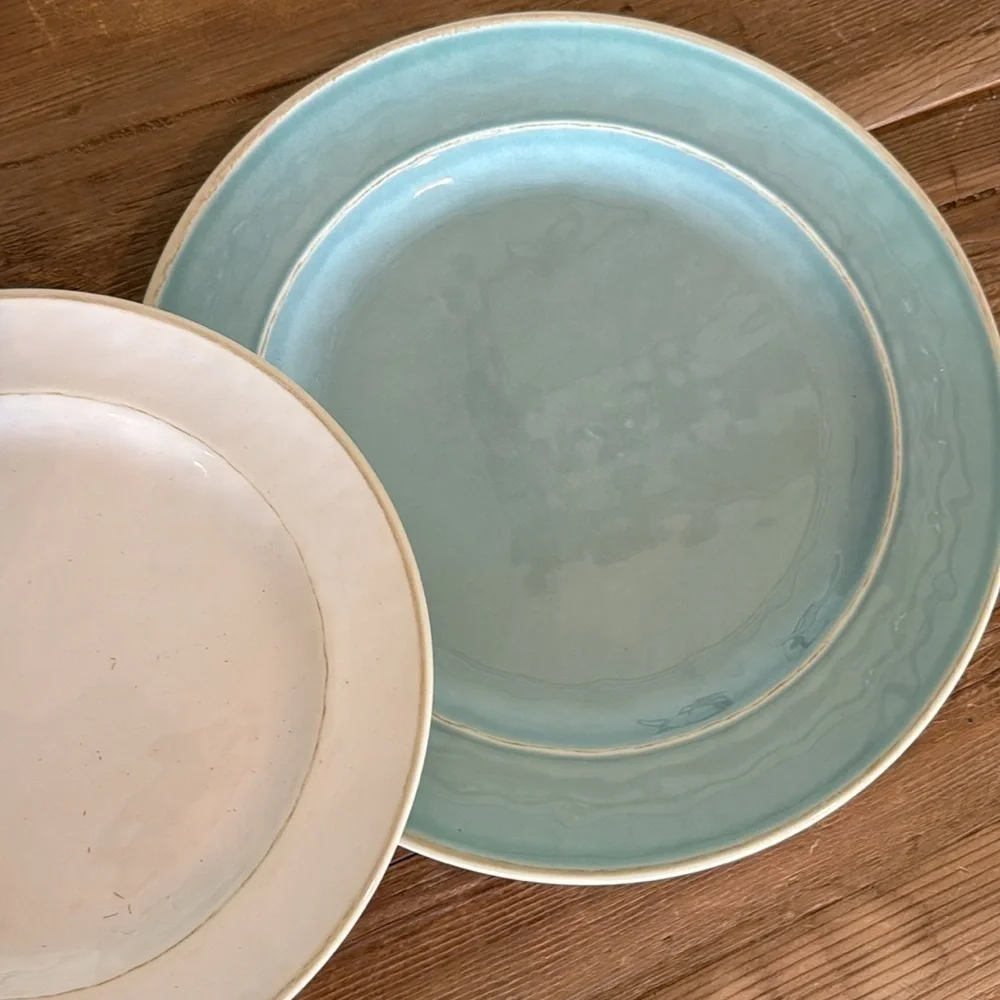 Pottery Barn Setting for Two Outdoor collection.  Never used